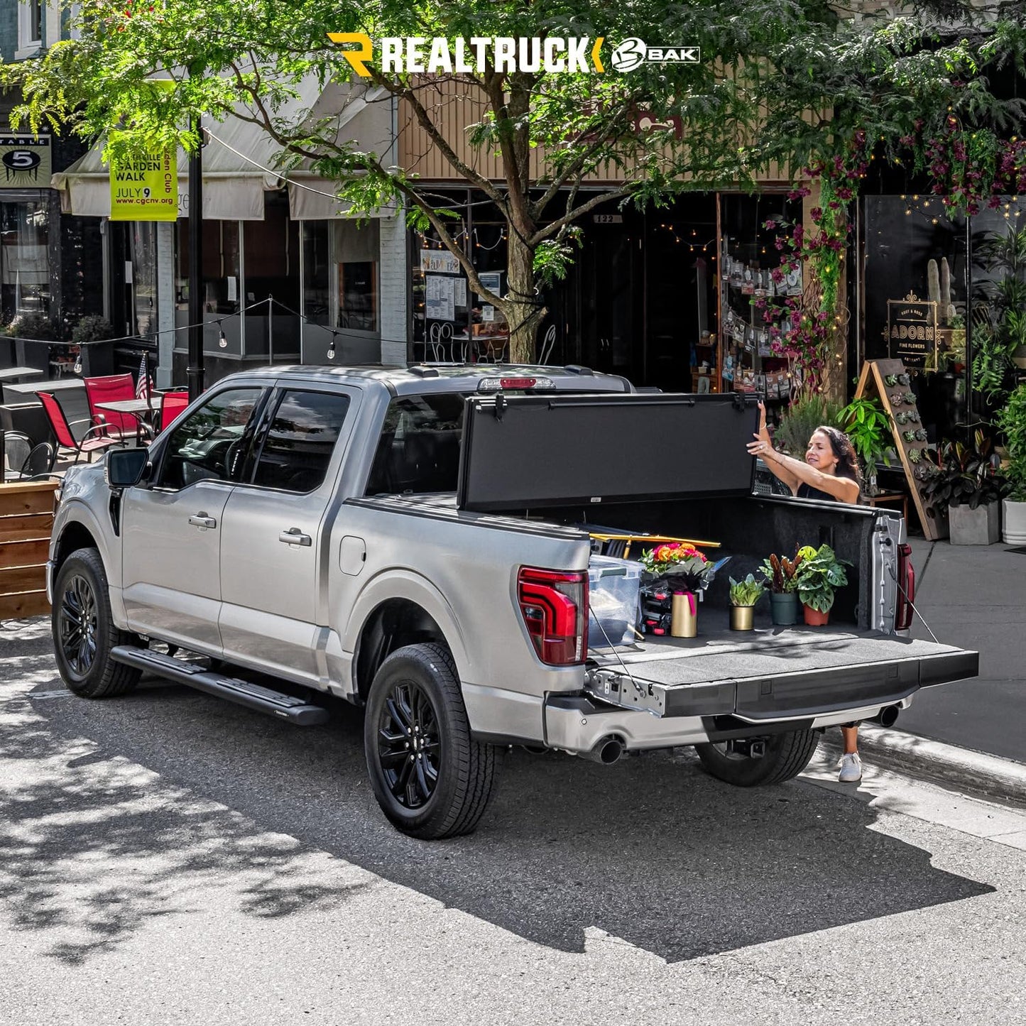 BAK Bakflip MX4 Hard Folding Tonneau Cover for 2021-2026 Ford F-150 (Including Raptor/Lightning) 5' 7" Bed (67.1") - Model 448339