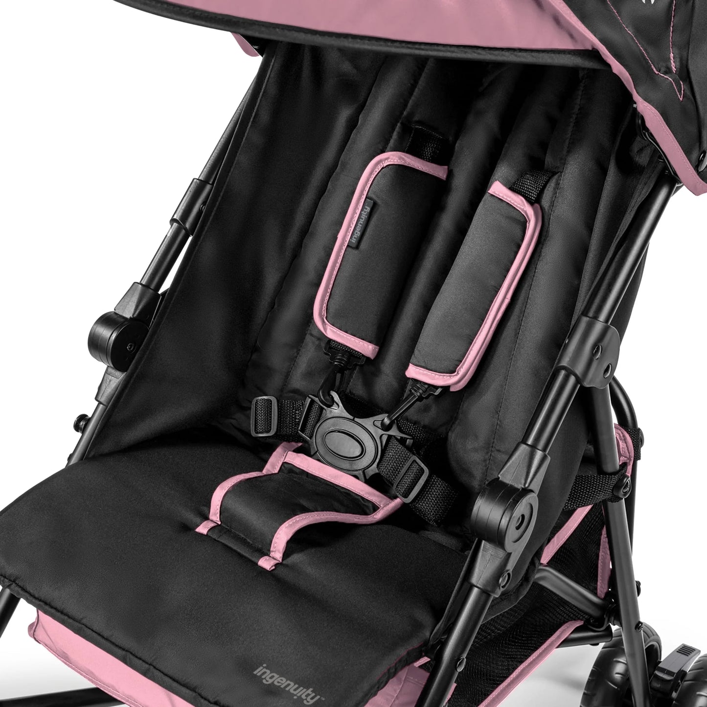 Summer 3D Mini Lightweight Umbrella Stroller - Compact Folding Design, Reclining Seat, Canopy, Supports Up to 45 Pounds, Ideal for Travel, Pink