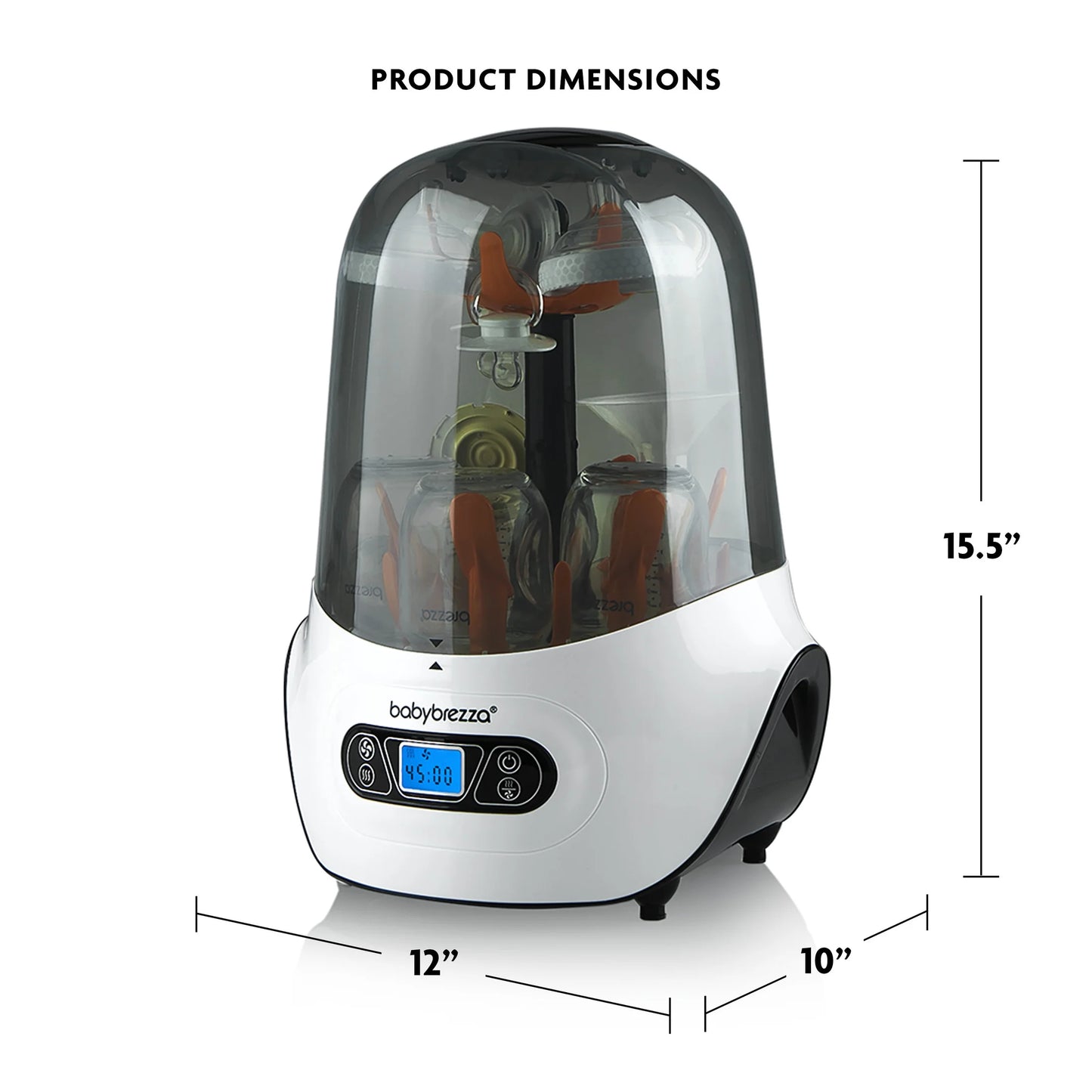 Electric Steam Sterilizer and Dryer for Infant Feeding Products and Accessories