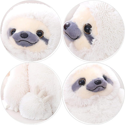 Ivory 15.7-Inch Plush Sloth Stuffed Animal - Ideal Birthday Gift for Children