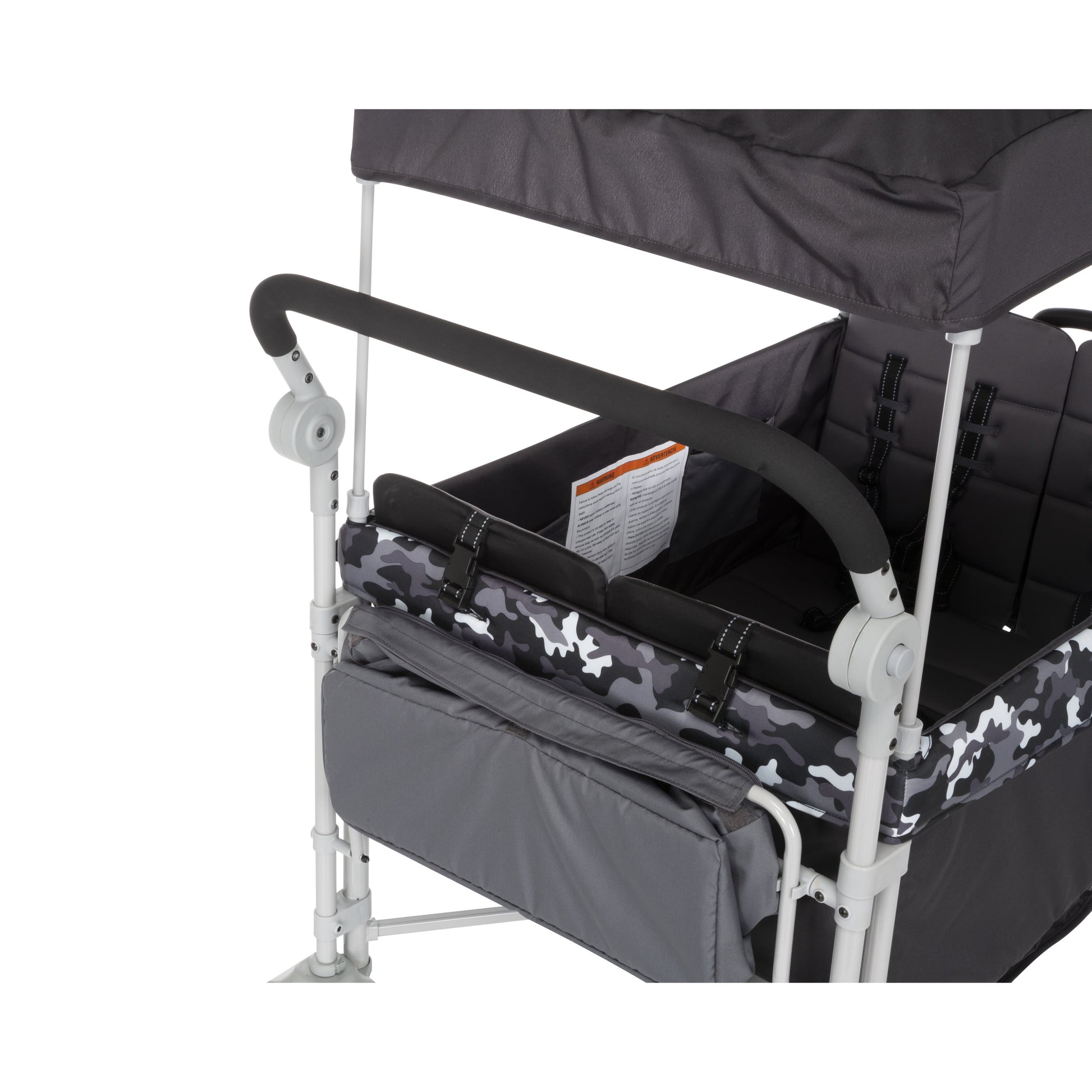 Summit Sprint Quad Wagon Stroller for Four Passengers in Charcoal Camo - Unisex Design for Toddlers
