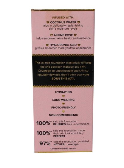 Born This Way Oil Free Foundation Warm Beige 1Oz/30Ml New with Box