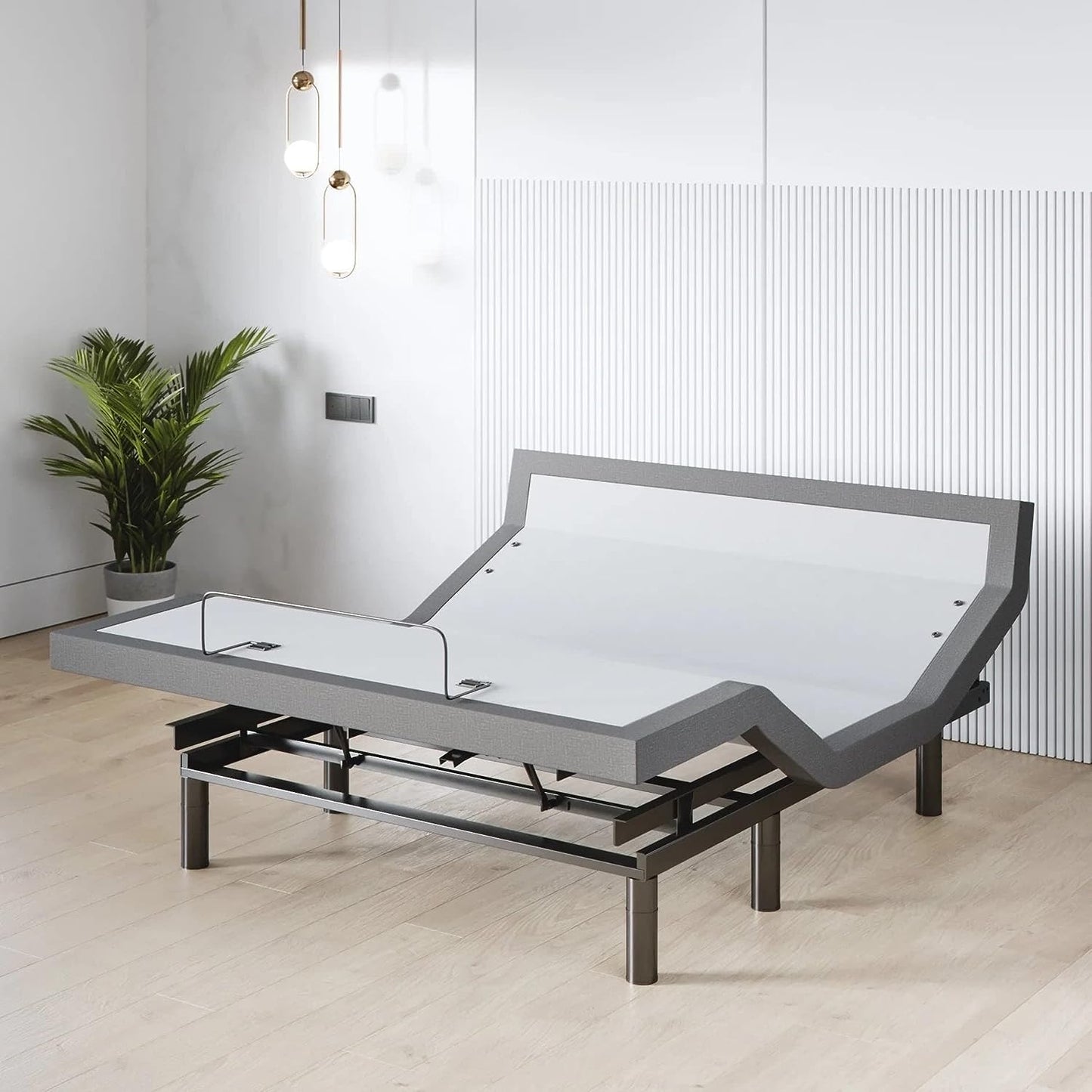 Harmony Adjustable Bed Base, Head and Foot Lift, Massage, Under-Bed Lights, USB, Memory, Zero Gravity Smart Frame - Queen