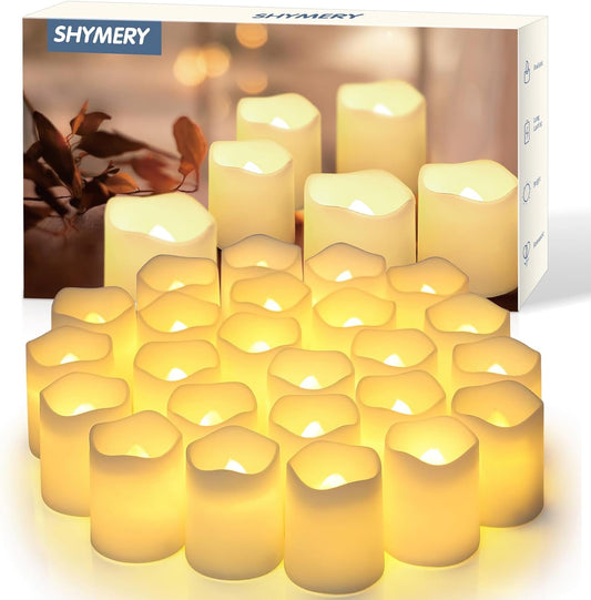 SHYMERY Flameless Votive Candles,Flamel