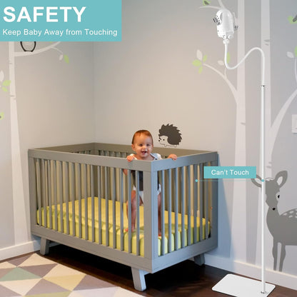 Baby Monitor Floor Stand Holder for Infant Optics DXR-8 Pro and Nanit Pro
