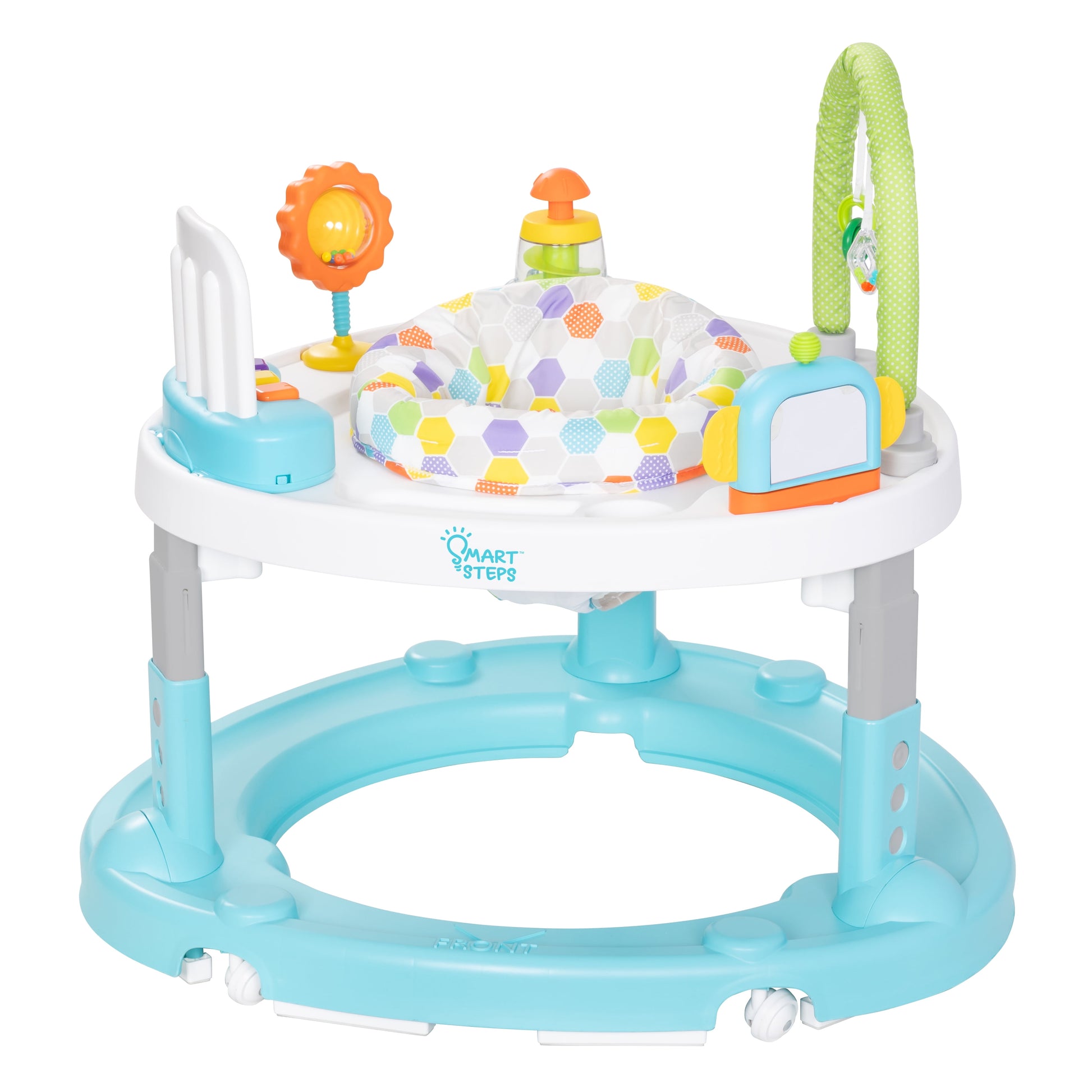 4-in-1 Activity Center Walker with Music and Lights for Enhanced Playtime