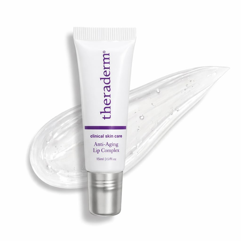 Anti-Aging Lip Complex – Peptide Lip Treatment for Plumper-Looking, Smoother Lips with Collagen Peptides, Avocado Oil & Coq10, .33 Oz