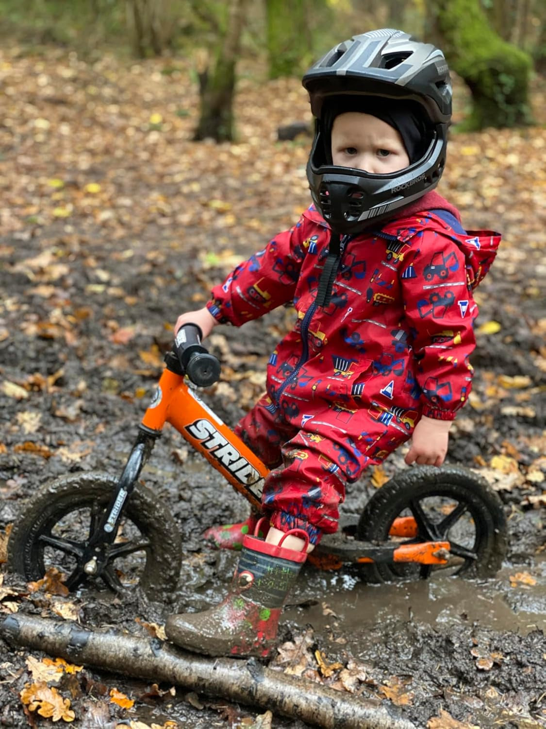 12-Inch Balance Bicycle for Children Ages 1 to 4 - Features Safety Pad, Padded Seat, Mini Grips, and Flat-Free Tires - Easy Tool-Free Assembly and Adjustments