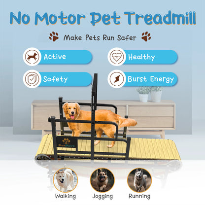 Professional Dog Treadmill for Large and Medium Breeds, Ideal for Indoor and Outdoor Use, Supports Dogs Up to 220 lbs for a Healthy and Active Lifestyle