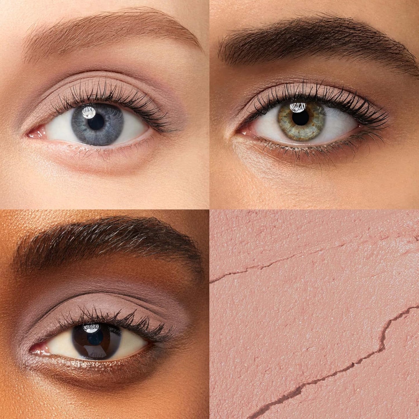 Everyday Easy 4 Piece Kit with Eyeshadow 101 in Putty Matte, Length Matters Lengthening Mascara, Skip the Brush Cream to Powder Blush in Muted Mauve, & Cushion Complexion Concealer in Medium