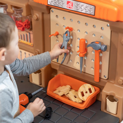 Toddler Workshop Utility Bench with 76-Piece Tool Set