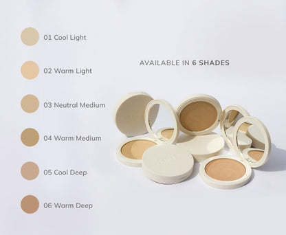 Makeup BB All in One Powder, Lightweight, Long-Lasting Medium-Full Coverage with Flawless Finishing, Will Look More Natural and Smooth than Ever, 0.5 Oz, Neutral Medium