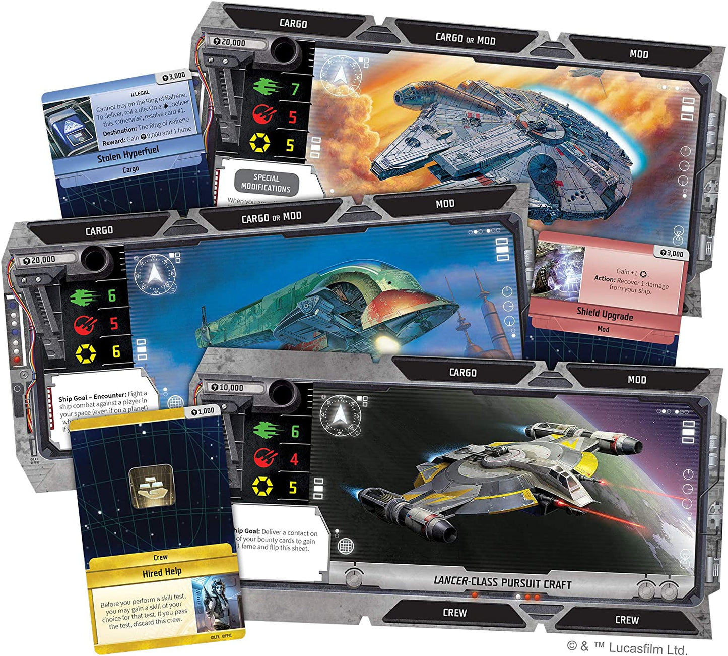 Star Wars: Outer Rim Strategy Board Game - Engaging Family Adventure for Ages 14+, 1-4 Players, 3-4 Hours of Playtime