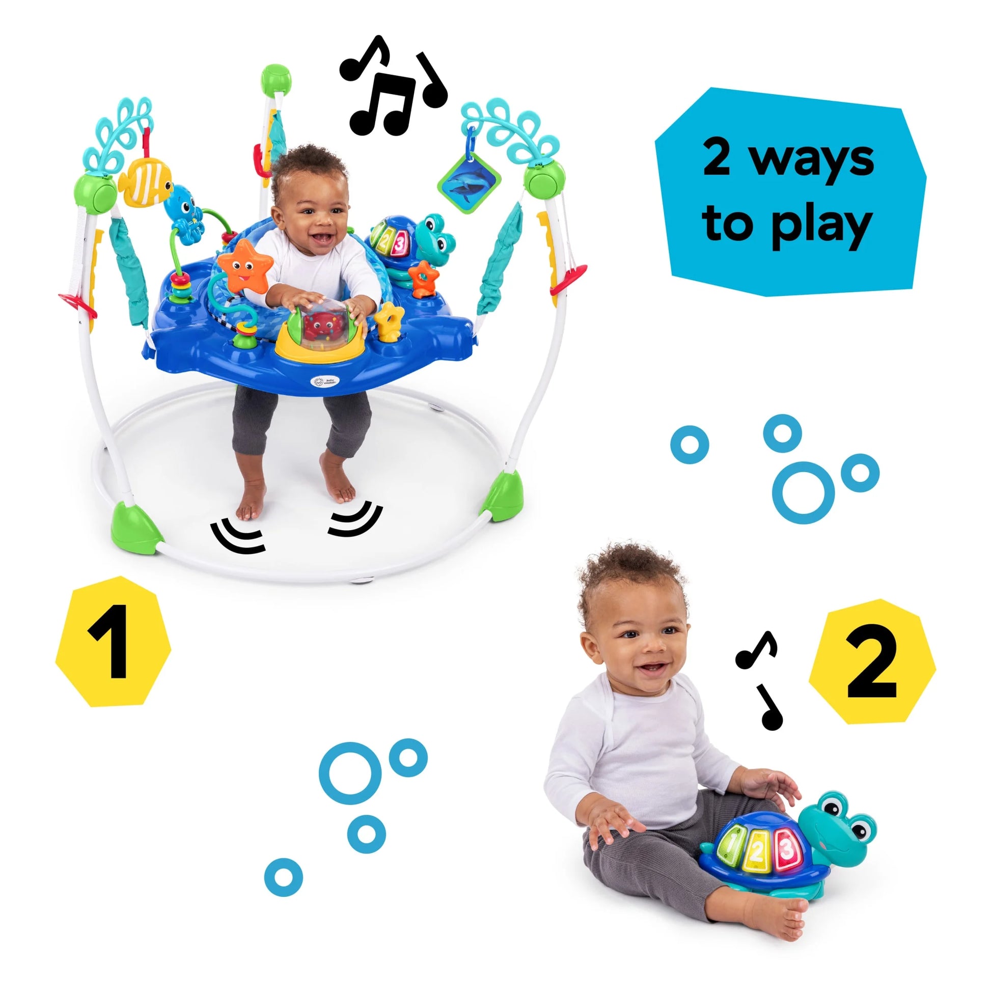 Neptune's Ocean Discovery Activity Center Jumper for Infants 6 Months and Older