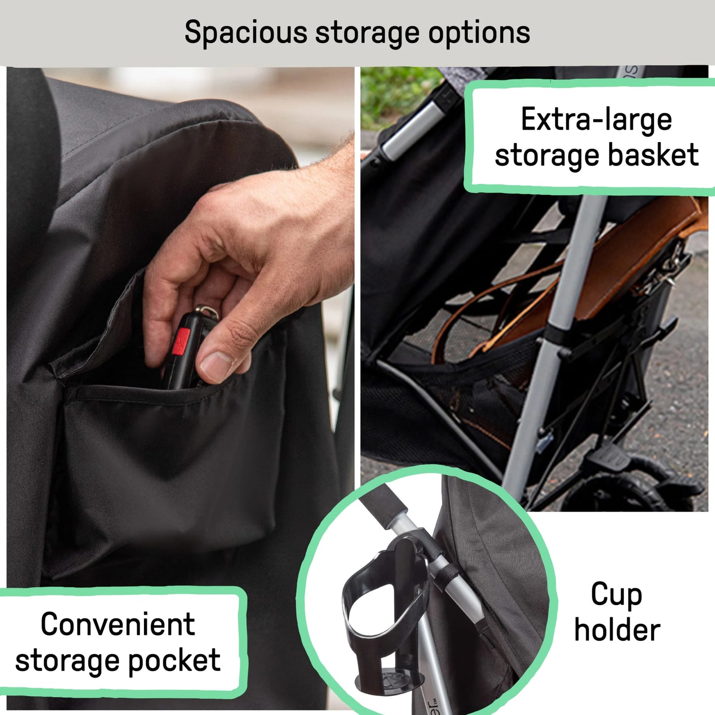 Summer Infant 3Dlite Compact and Lightweight Convenience Stroller