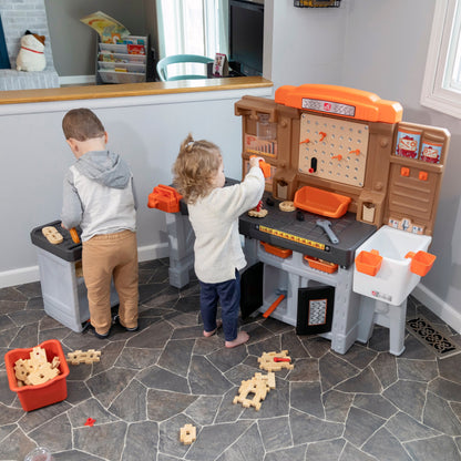 Toddler Workshop Utility Bench with 76-Piece Tool Set