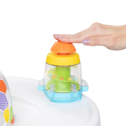 4-in-1 Activity Center Walker with Music and Lights for Enhanced Playtime