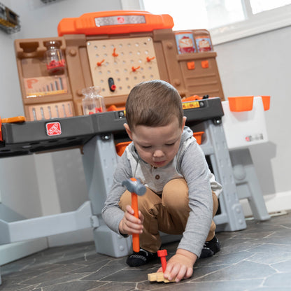 Toddler Workshop Utility Bench with 76-Piece Tool Set