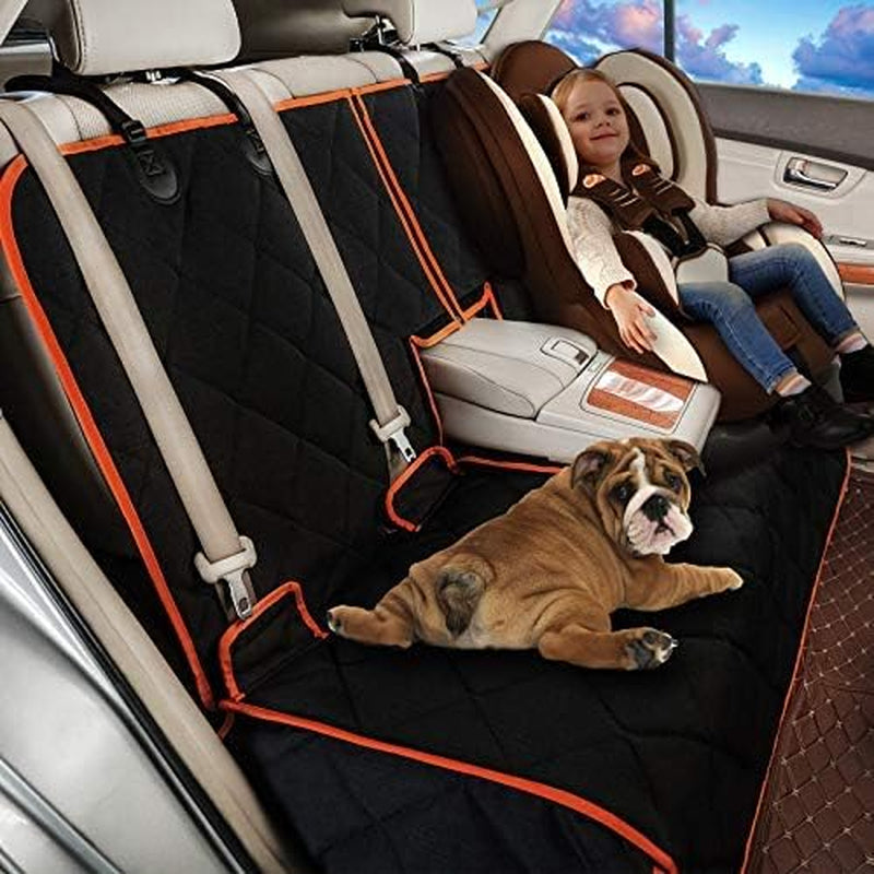 Car Seat Protector, 600D Heavy Duty Car Seat Cover for Dogs, Waterproof Dog Car Seat Cover for Back Seat, Scratch Proof Nonslip Seat Cover for Dogs in Car