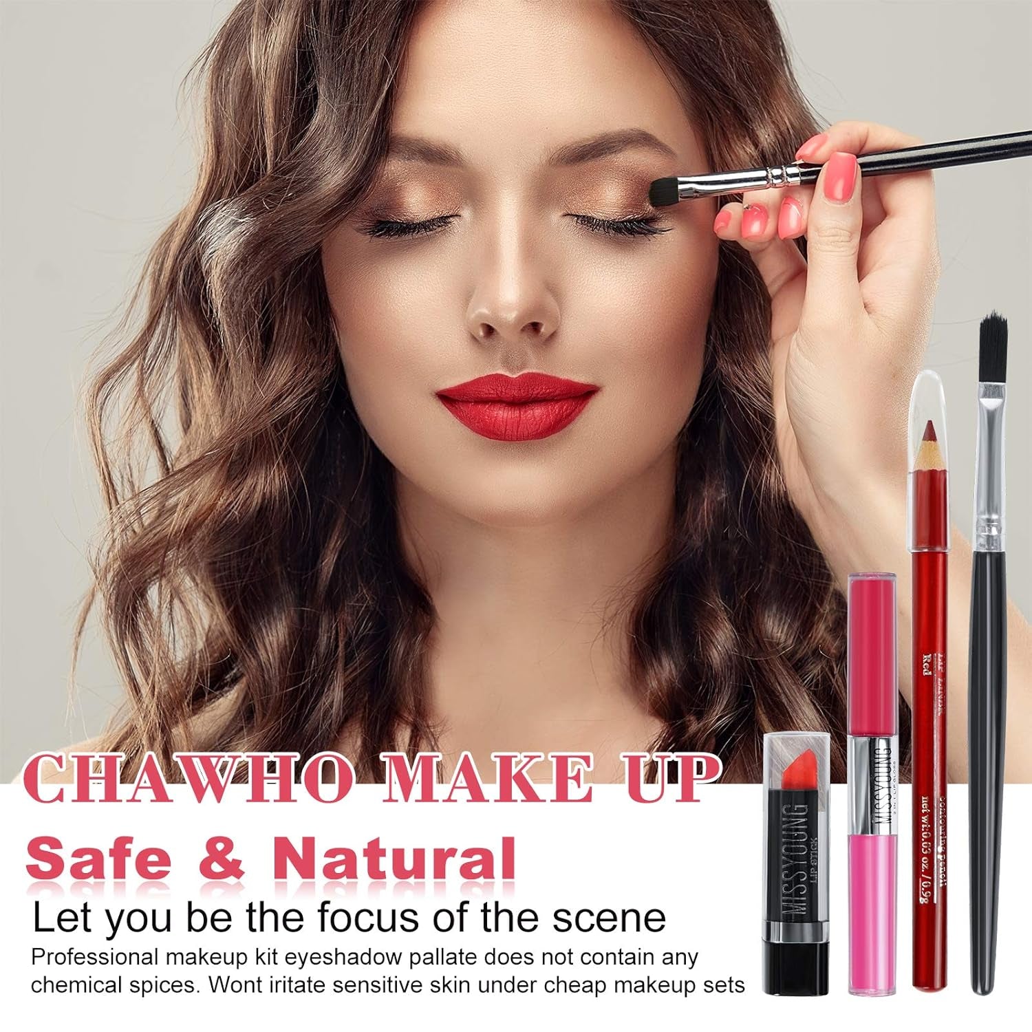 All in One Makeup Kit for Women Full Kit Multi-Purpose Combination Surprise Gift Set Beauty Full Make up Essential Starter Kit, Compact and Lightweight Design for Girls Women and Beginners