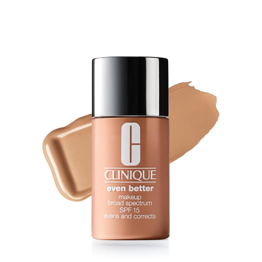 Even Better Makeup Liquid Foundation SPF 15 with Vitamin C for Dry + Oily Combination Skin Types | Medium Coverage + Natural Finish | Evens Skin Tone + Reduces Dark Spots