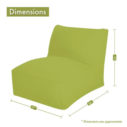 Decorative Villa Fern Bean Bag Lounger Chair
