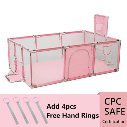 Indoor Baby Playpen Safety Barrier - Expansive Activity Gym and Groundbox Enclosure for Children
