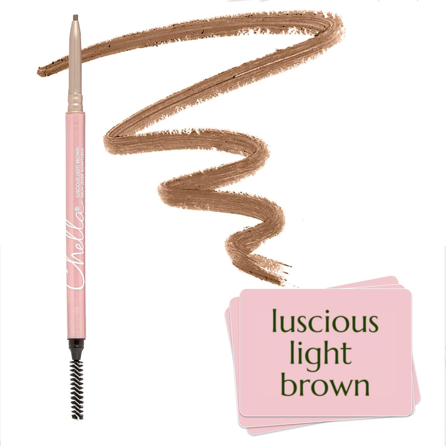 Eyebrow Pencil – Easy-To-Use Brow Definer for Shaping, Filling & Blending – Long-Wear Light Brown Eyebrow Pencils for Women with Precise Tip (Light Brown)