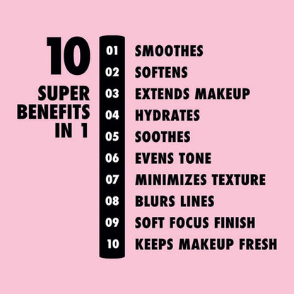 Marshmellow Smoothing Primer, Vegan Face Primer, 10-In-1 Skin Benefits & Epic Ink Liner, Waterproof Liquid Eyeliner - Black, Vegan Formula