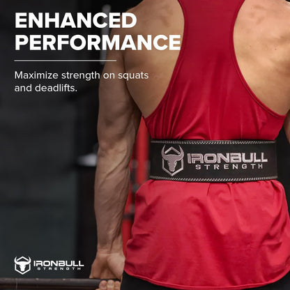 IPF Approved 10mm Leather Powerlifting Belt - Prong Weightlifting Belt for Squats, Deadlifts, and Bench Press - 4-Inch Back Support for Men and Women - Ideal for Gym, Strength Training, and Powerlifting