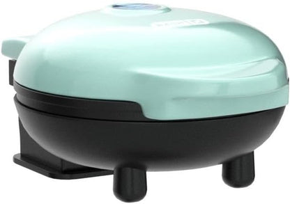 Mini Maker Set - Customized Treat Maker - Supports Multi-Function Cooking - Easy Cleanup and User-Friendly Design - Aqua - Waffle & Griddle Irons