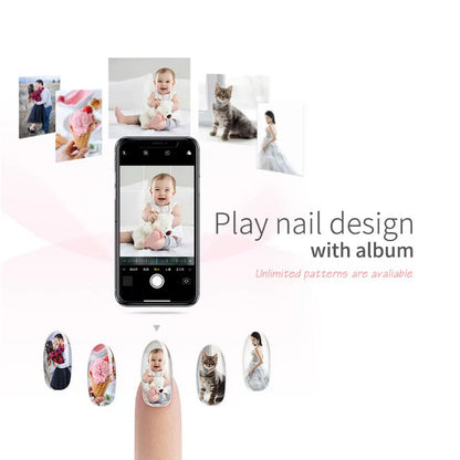 2025 3D Mobile Nail Printer M1 Pattern Digital Nail Art Printer Machine O2Nails Portable H1 Nail Art Equipment from Phone