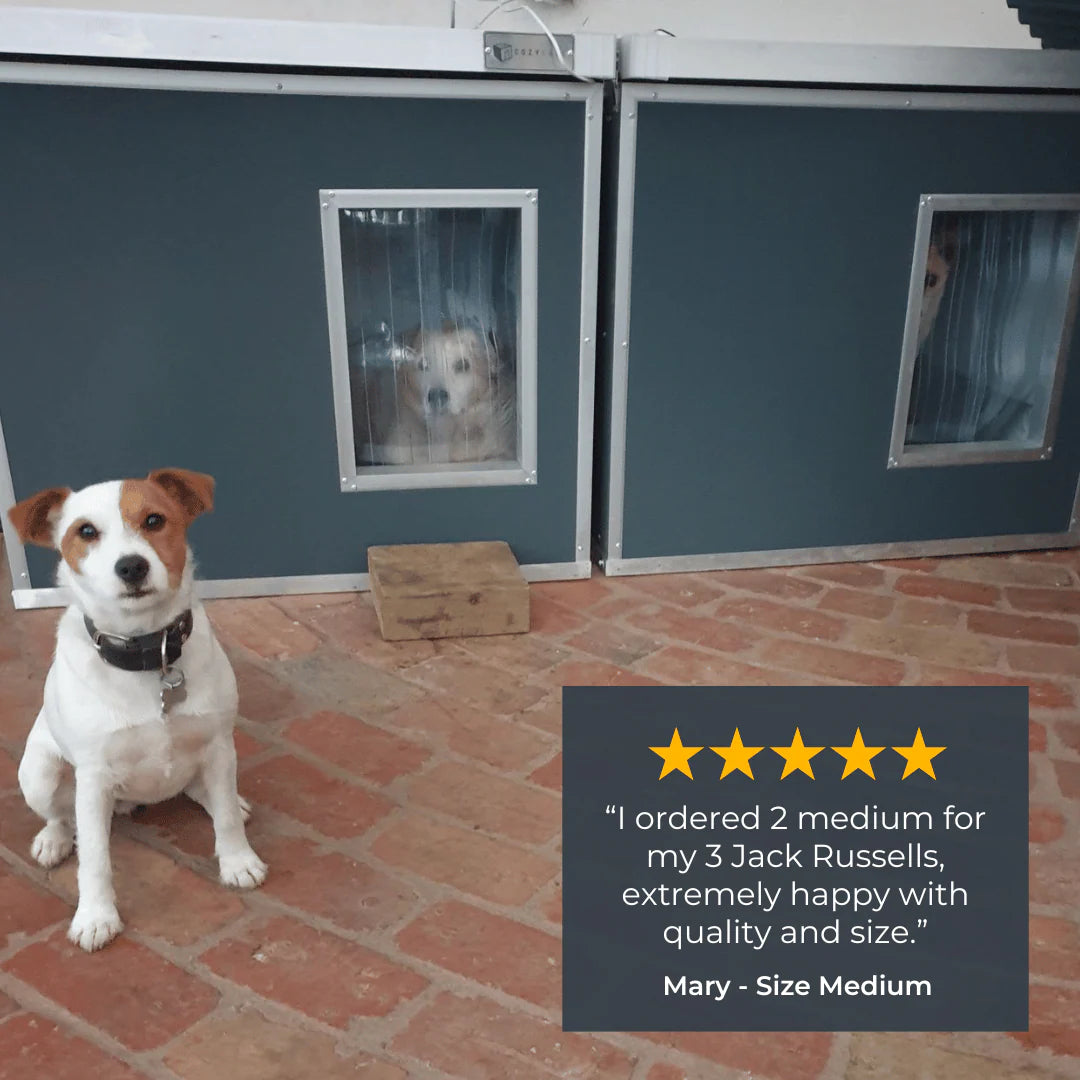 Cozycube Insulated Dog House with Coldroom Panel