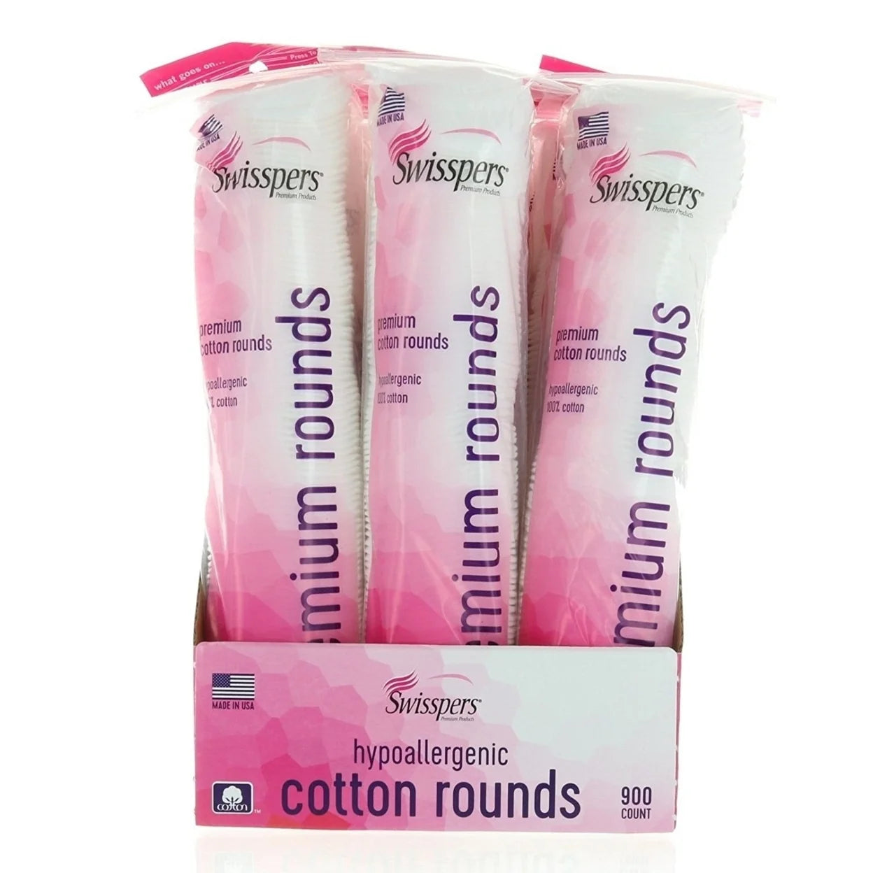 Premium Cotton Rounds 900 Count