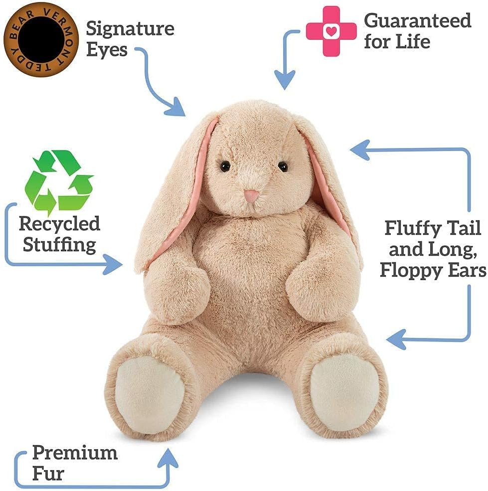 Giant 4-Foot Plush Bunny from the Giant Cuddle Collection - Adorable Stuffed Animal for All Ages