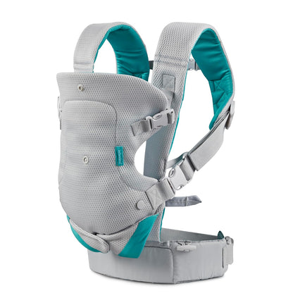 4-in-1 Adjustable Ergonomic Baby Carrier for Newborns to Toddlers - Light & Airy Convertible Design, Essential for Baby Registries
