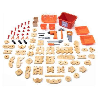 Toddler Workshop Utility Bench with 76-Piece Tool Set