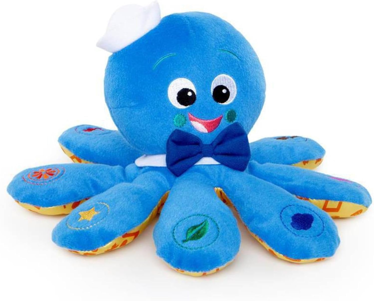 Octoplush Musical Huggable Plush Toy - Color Learning in Three Languages, Blue, 11 inches, Suitable for Ages 3 Months and Up