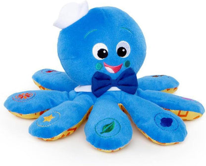 Octoplush Musical Huggable Plush Toy - Color Learning in Three Languages, Blue, 11 inches, Suitable for Ages 3 Months and Up