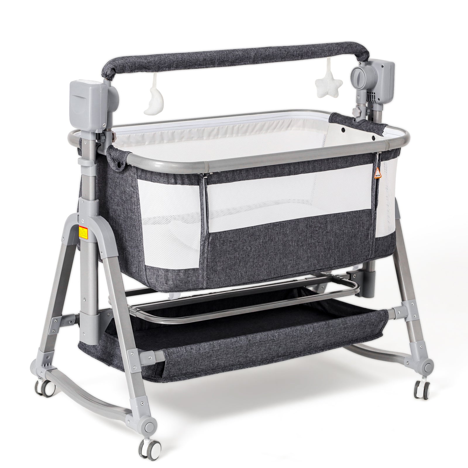 Advanced Multi-Functional Electric Rocking Chair for Infants with Soothing Features and Bassinet Functionality