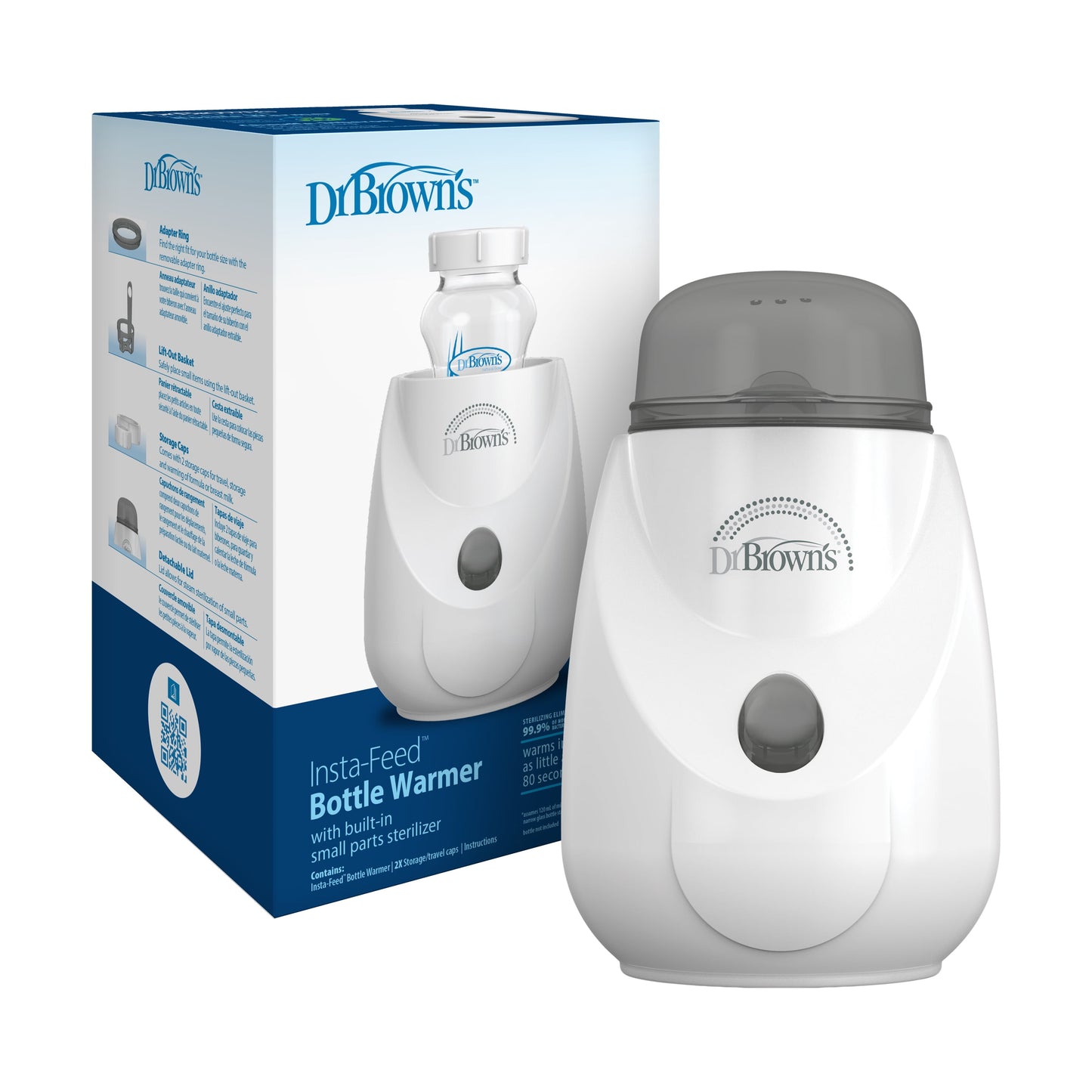 Insta-Feed Baby Bottle Warmer and Sterilizer for Bottles and Food Storage Containers