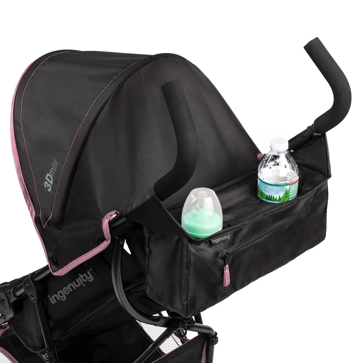 Summer 3D Mini Lightweight Umbrella Stroller - Compact Folding Design, Reclining Seat, Canopy, Supports Up to 45 Pounds, Ideal for Travel, Pink