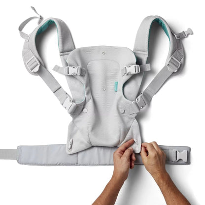 4-in-1 Convertible Baby Carrier with 4 Positions, Accommodates Weights from 8 to 32 lbs, White