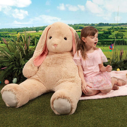 Giant 4-Foot Plush Bunny from the Giant Cuddle Collection - Adorable Stuffed Animal for All Ages
