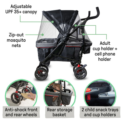 3Dlite Convenience Stroller Wagon by Summer Infant