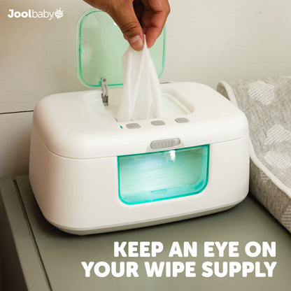 Baby Wipe Warmer and Dispenser with LED Lighting and Adjustable Power Control
