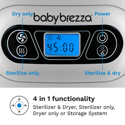 Electric Steam Sterilizer and Dryer for Infant Feeding Products and Accessories