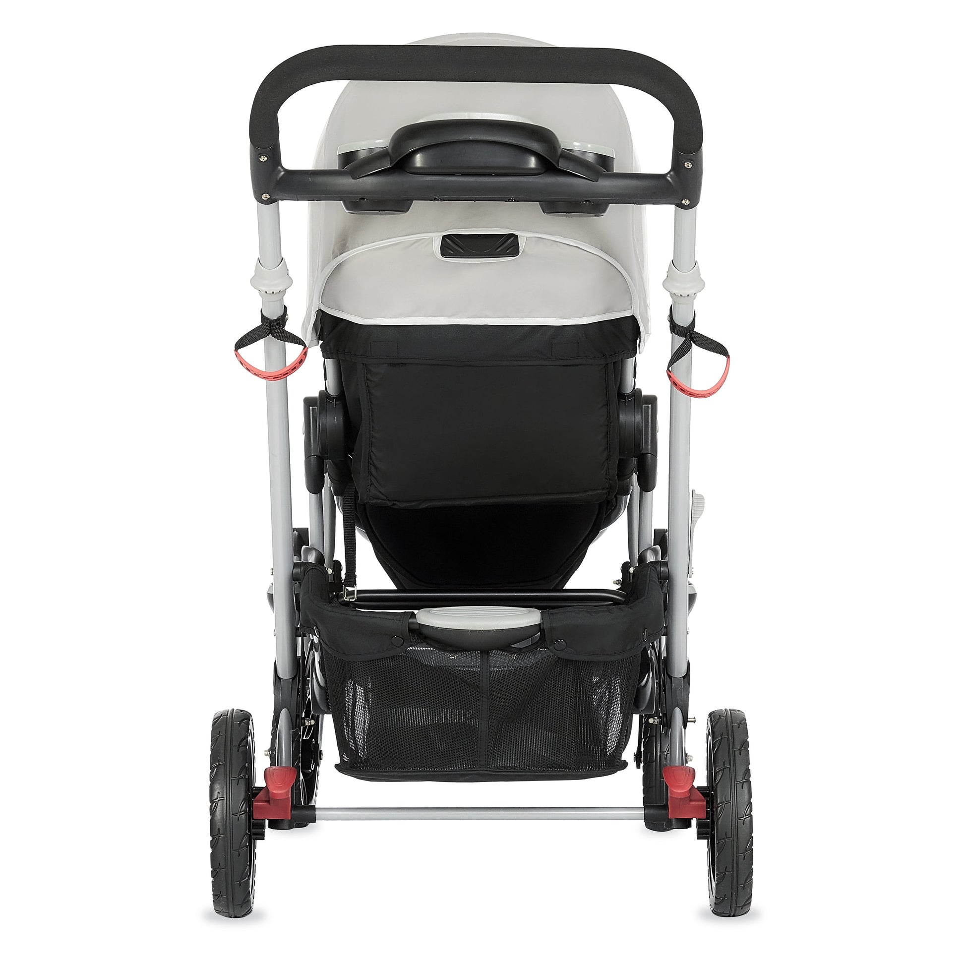 Track Tandem Stroller - Face-to-Face Design in Light Grey