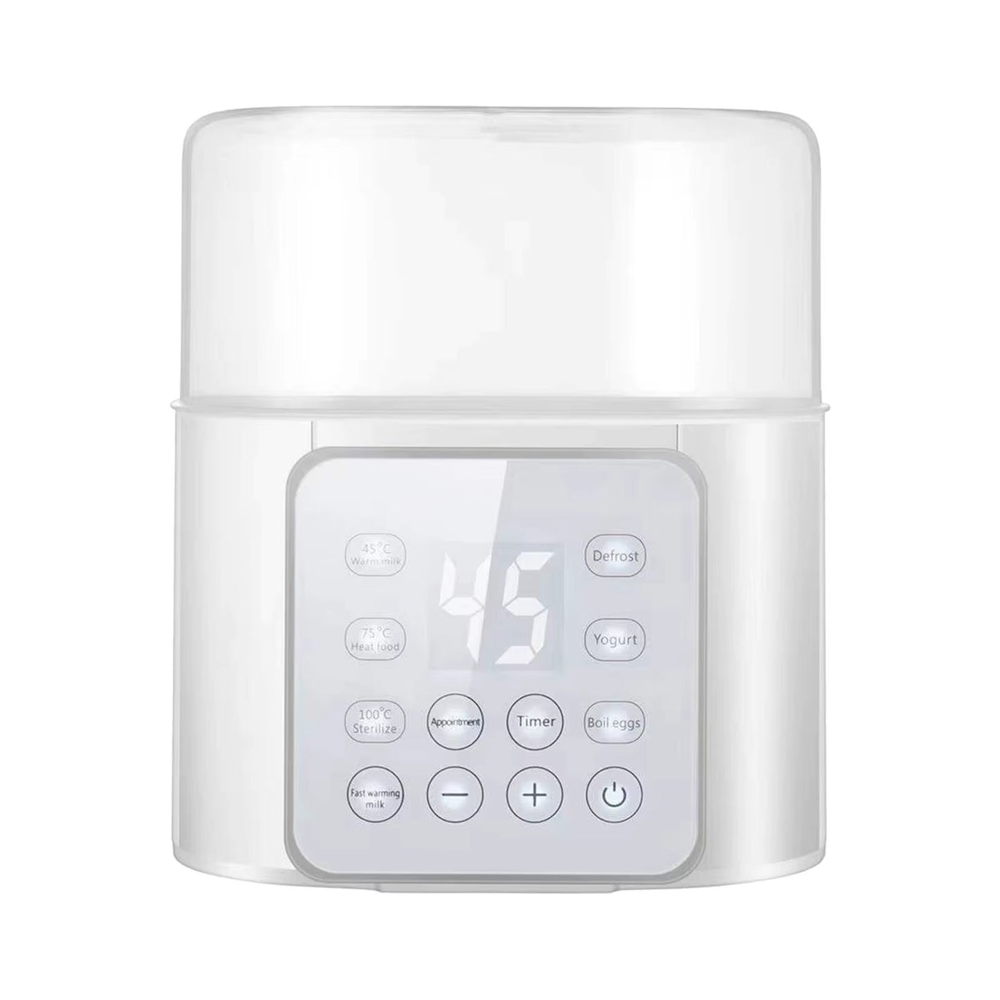 Portable Baby Bottle Warmer with 24-Hour Temperature Regulation for Heating Formula and Breast Milk