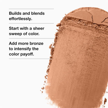 True Bronze Blendable Pressed Powder Bronzer | Sun-Kissed Glow + Natural Finish